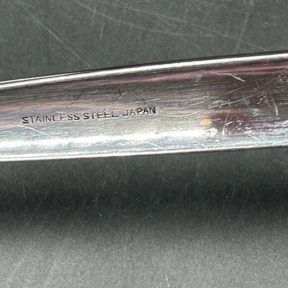 Spoon Fork Retro Japan Stainless Salad Server Serving Set Pair Spork (A) - Picture 5 of 5